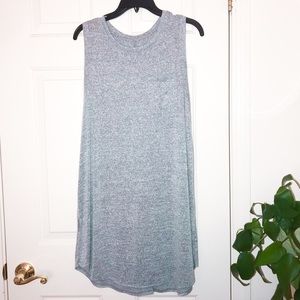 gray tshirt dress